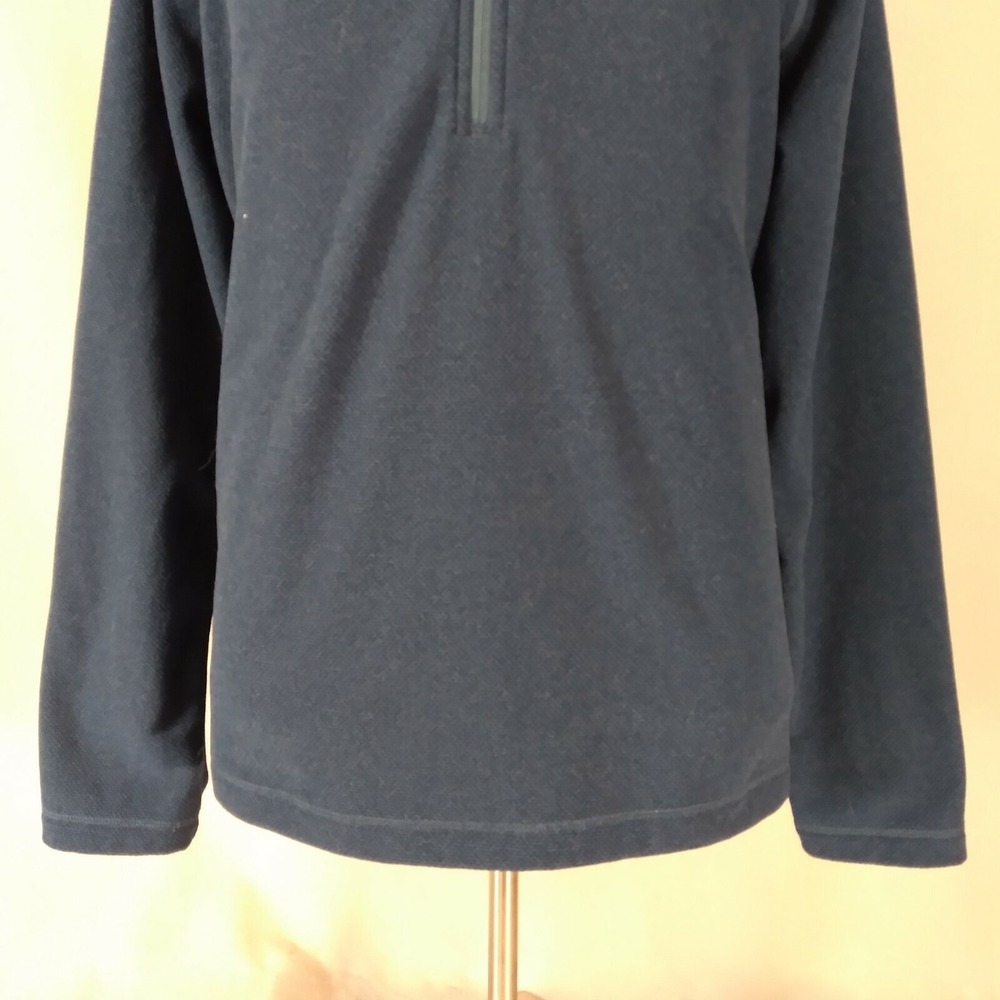 The North Face sweater pullover 1/4 zip men's XL extra‎ large Blue fleece - Picture 3 of 12